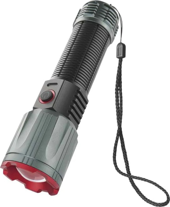 Aufladbare LED-Metall-Taschenlampe LED/5V 3000 glänzend 5000 mAh IP43