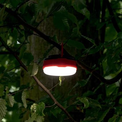 Dimmbare, aufladbare LED-Solar-Taschenlampe mit Powerbank-Funktion LED/3W/5V 3000/4000/6500K IPX6 500 glänzend 2000 mAh