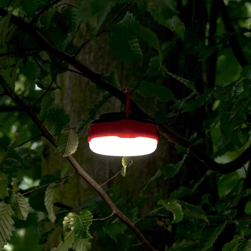 Dimmbare, aufladbare LED-Solar-Taschenlampe mit Powerbank-Funktion LED/3W/5V 3000/4000/6500K IPX6 500 glänzend 2000 mAh