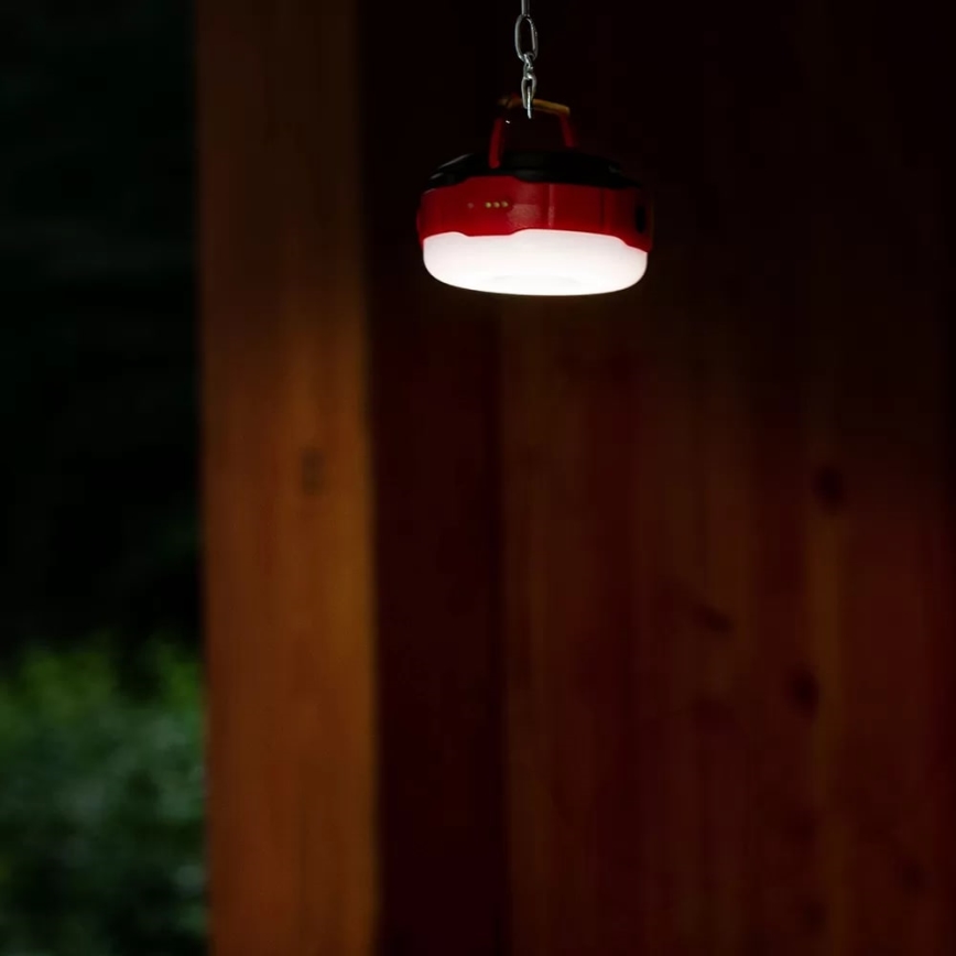 Dimmbare, aufladbare LED-Solar-Taschenlampe mit Powerbank-Funktion LED/3W/5V 3000/4000/6500K IPX6 500 glänzend 2000 mAh