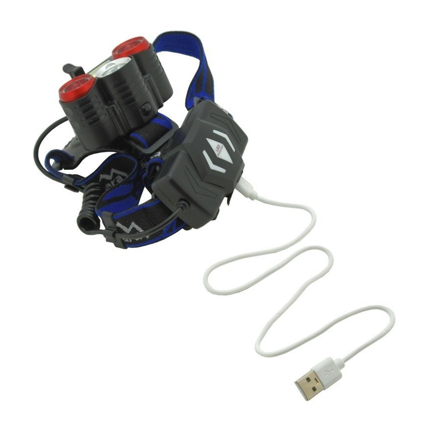 Aufladbare LED-Stirnlampe LED/USB 670lm 3000 mAh
