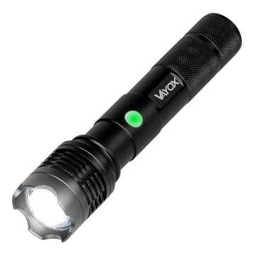 Aufladbare LED-Taschenlampe LED/10W/5V IPX4 800 glänzend 1200 mAh