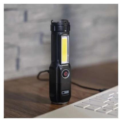 Aufladbare LED-Taschenlampe LED/USB/3,7V IP44 150 lm 1200mAh