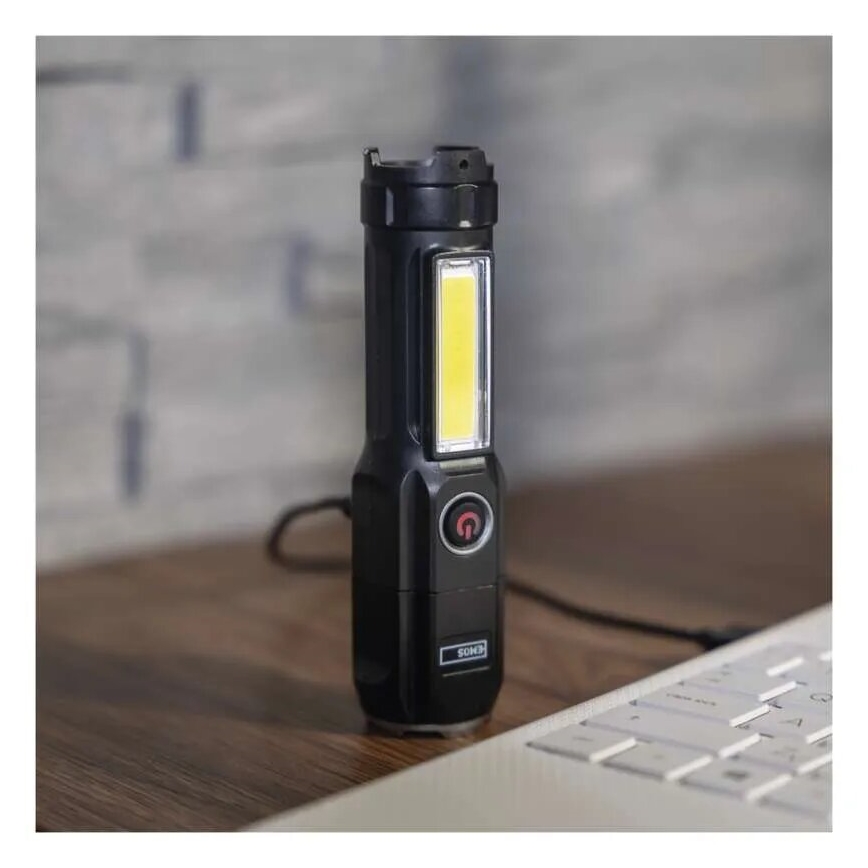 Aufladbare LED-Taschenlampe LED/USB/3,7V IP44 150 lm 1200mAh