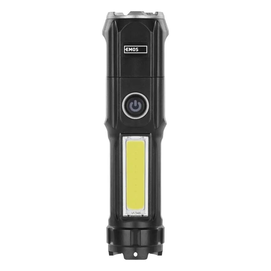 Aufladbare LED-Taschenlampe LED/USB/3,7V IP44 150 lm 1200mAh