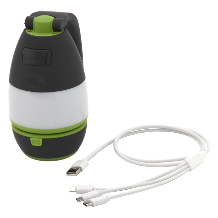 Aufladbare LED-Taschenlampe mit Powerbank-Funktion LED/3W/1500mAh