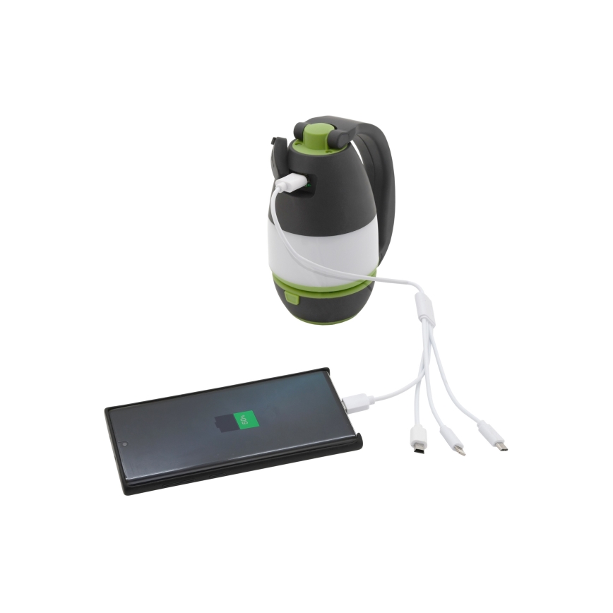 Aufladbare LED-Taschenlampe mit Powerbank-Funktion LED/3W/1500mAh