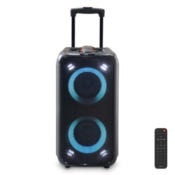 Aufladbarer LED-RGB-Lautsprecher 240W/4000 mAh + Fernbedienung