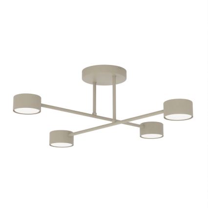Aufputz-Deckenleuchte HALO 4xGX53/10W/230V beige
