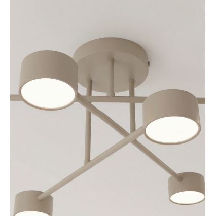 Aufputz-Deckenleuchte HALO 6xGX53/10W/230V beige