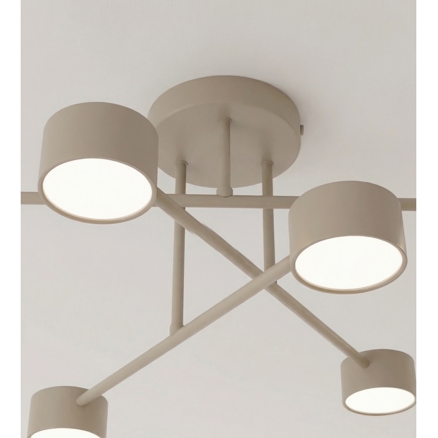Aufputz-Deckenleuchte HALO 6xGX53/10W/230V beige
