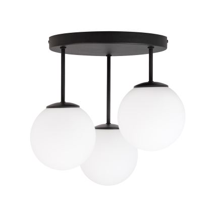 Aufputz-Deckenleuchte MOONLIGHT 3xE27/15W/230V schwarz
