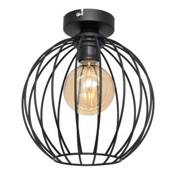 Aufsatzkronleuchter MERCURE 1xE27/15W/230V d. 24 cm schwarz