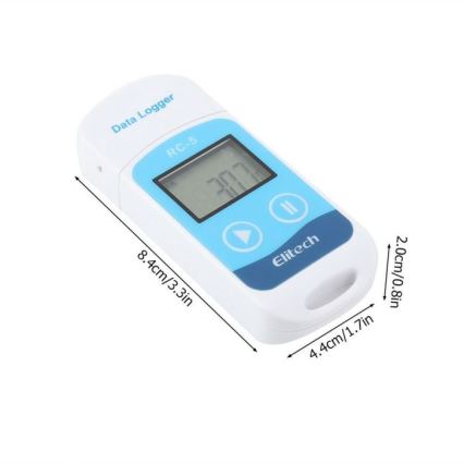 Aufzeichnungsthermometer USB/1xCR2032 IP67