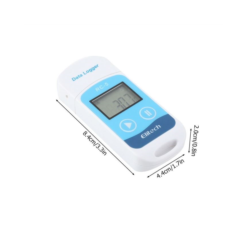 Aufzeichnungsthermometer USB/1xCR2032 IP67