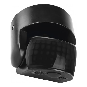Außen-Bewegungs- und Dämmerungssensor PIR, 1200 W / 230 V, IP65, schwarz