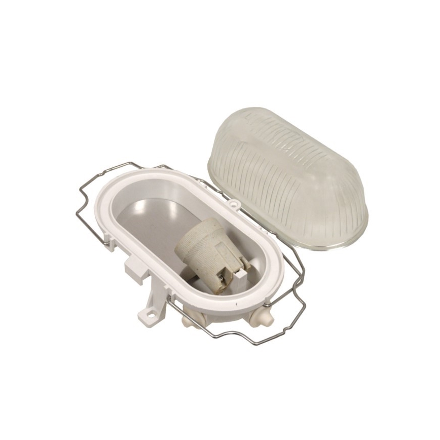 Außen-Deckenleuchte RADUS 1xE27/60W/230V IP54 weiß