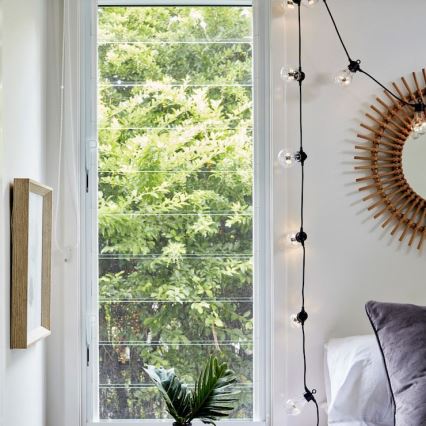 Außen-Dekorationskette GIRLANDA 10 m 10xE27/10W/230V IP44