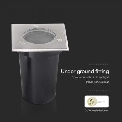 Außen-Einbaustrahler 1xGU10/35W/230V IP67