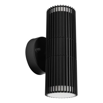 Außen-Wandstrahler LANTHEA, 2× GU10 / 11 W / 230 V, IP44, schwarz