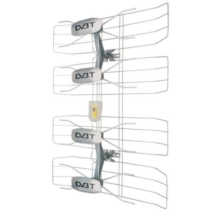 Außenantenne DVB-T/ DVB-T2, Adapter