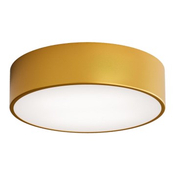 Außendeckenleuchte mit Sensor CLEO 2xE27/24W/230V d. 30 cm Gold IP54