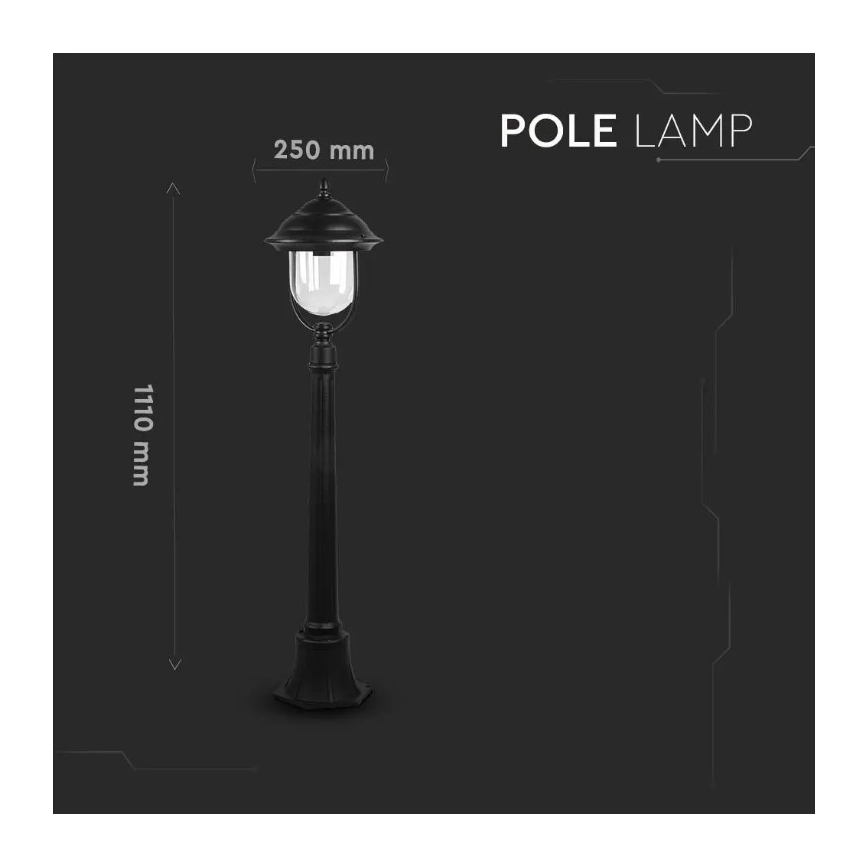 Außenlampe 1xE27/60W/230V 111 cm IP44