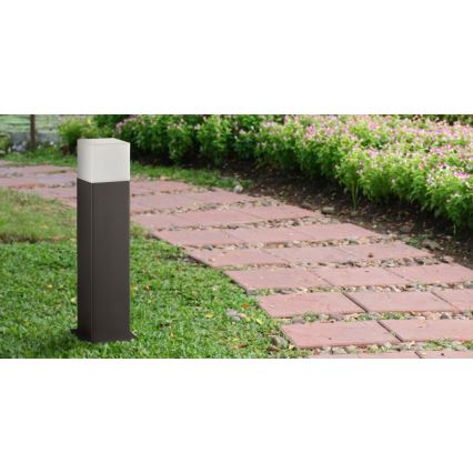 Außenleuchte NEW YORK 1xE27/12W/230V IP44 44 cm Anthrazit