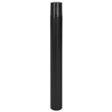 Außenleuchte 1x E27, 40 W, 230 V, IP44, 80 cm, Schwarz/rauchfarben