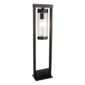Außenleuchte 1x E27/60W/230V IP44 schwarz/rauchbraun