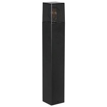Außenleuchte 1xE27/40W/230V IP44 50 cm schwarz/rauchglas
