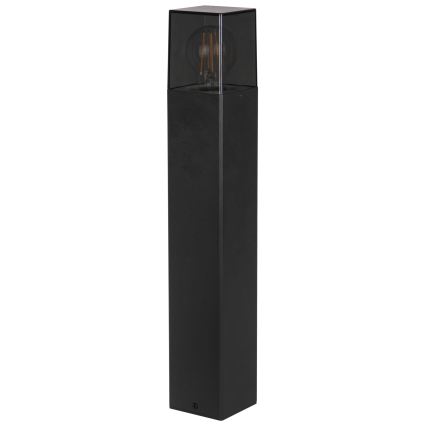 Außenleuchte 1xE27/40W/230V IP44 50 cm schwarz/rauchglas