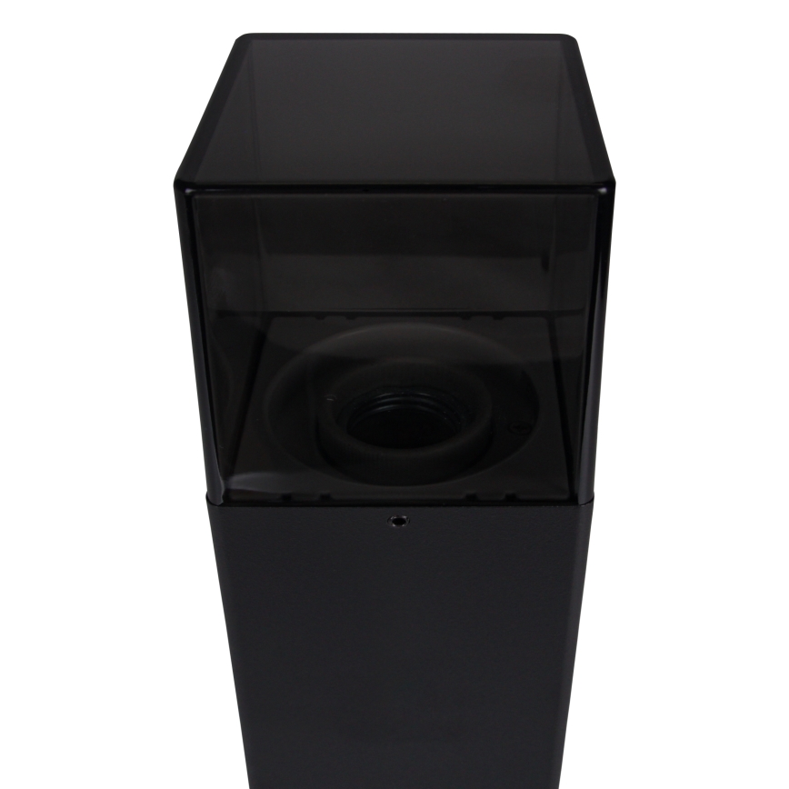 Außenleuchte 1xE27/40W/230V IP44 50 cm schwarz/rauchglas