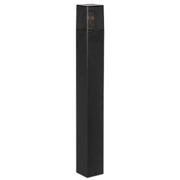 Außenleuchte 1xE27/40W/230V IP44 80 cm schwarz/rauchfarben