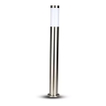 Außenleuchte 1xE27/60W/230V IP44 80cm mattchrom