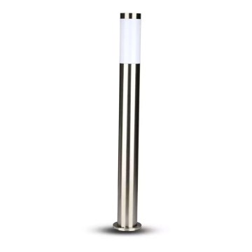 Außenleuchte 1xE27/60W/230V IP44 80cm mattchrom