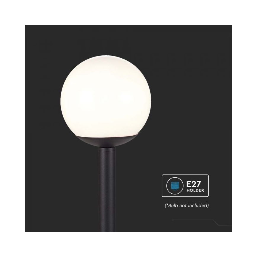 Außenleuchte 1xE27/60W/230V IP44 97 cm schwarz