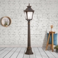 Außenleuchte AIKO 1xE27/60W/230V 115 cm IP23 Bronze/Patina