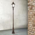 Außenleuchte AIKO 1xE27/60W/230V 240 cm IP23 Bronze/Patina