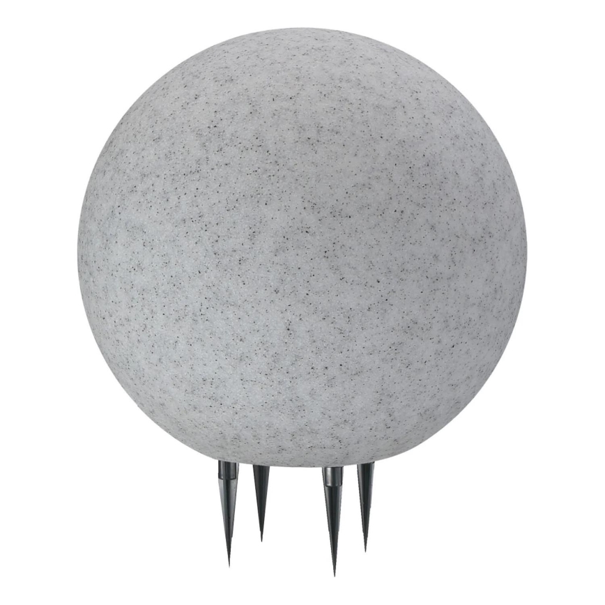 Außenleuchte ARGENTO 1xE27/15W/230V d 30 cm IP65 grau