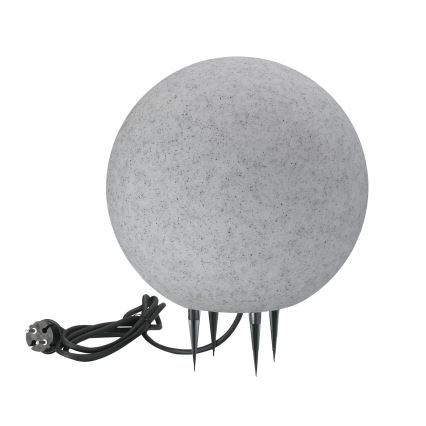 Außenleuchte ARGENTO 1xE27/15W/230V d 30 cm IP65 grau