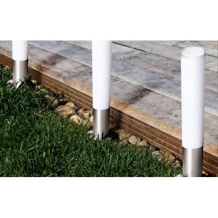 Außenleuchte EASY CONNECT 1xE27/20W/230V IP44 Edelstahl