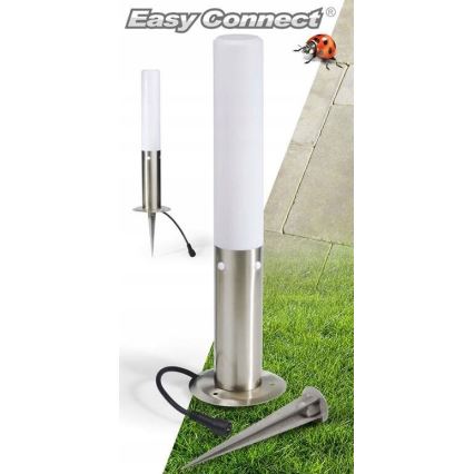 Außenleuchte EASY CONNECT 1xE27/20W/230V IP44 Edelstahl