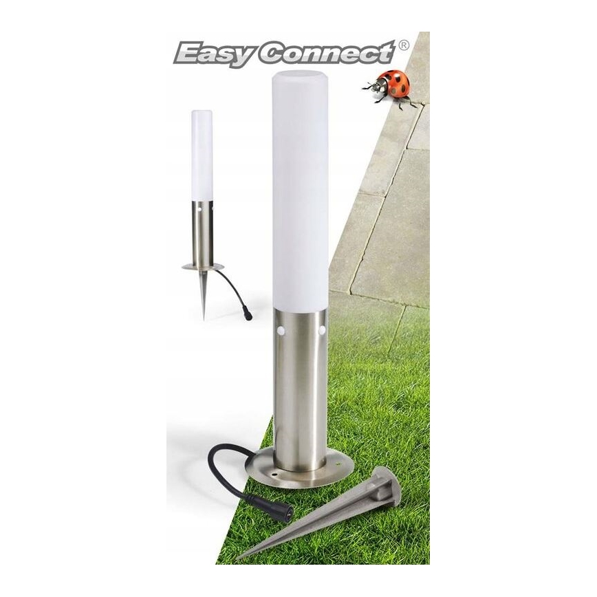 Außenleuchte EASY CONNECT 1xE27/20W/230V IP44 Edelstahl