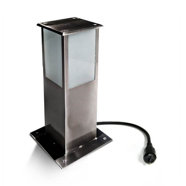 Außenleuchte EASY CONNECT 1xE27/40W/230V IP44 Edelstahl