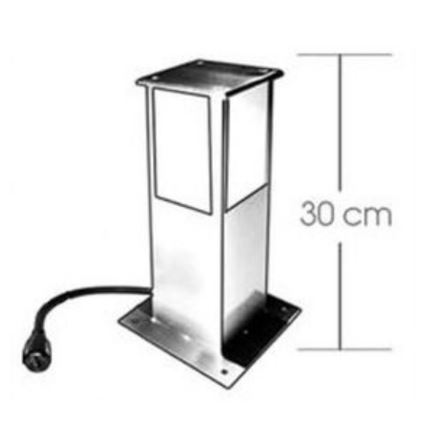 Außenleuchte EASY CONNECT 1xE27/40W/230V IP44 Edelstahl