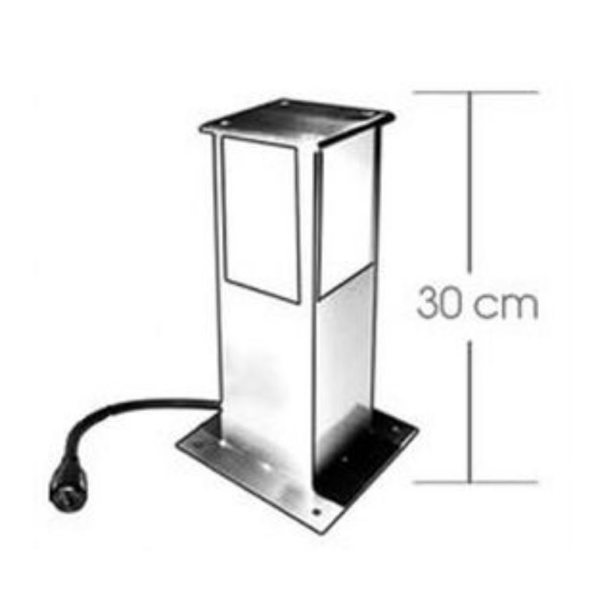 Außenleuchte EASY CONNECT 1xE27/40W/230V IP44 Edelstahl