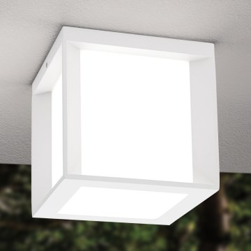 Außenleuchte HENRY 1xE27/15W/230V 16x16 cm IP44 weiß