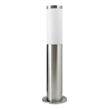 Außenleuchte LIVIA 1xE27/10W/230V 45 cm IP44 silber