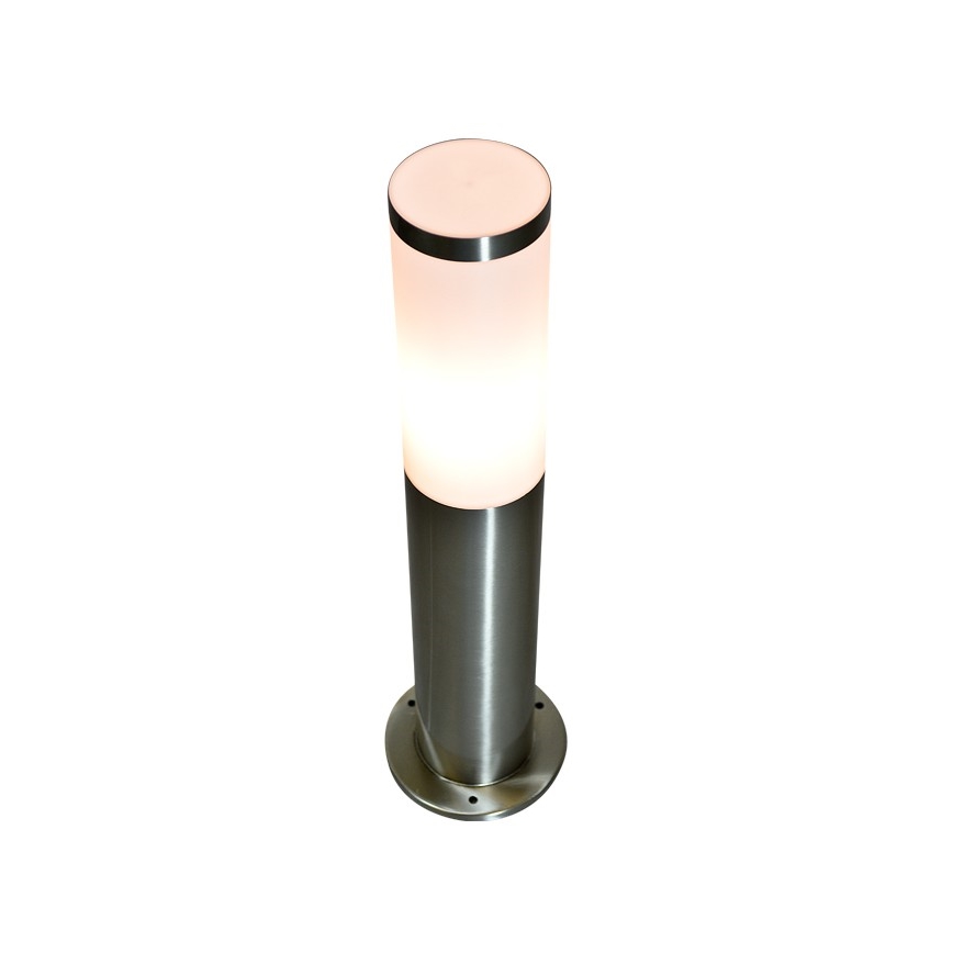 Außenleuchte LIVIA 1xE27/10W/230V 45 cm IP44 silber